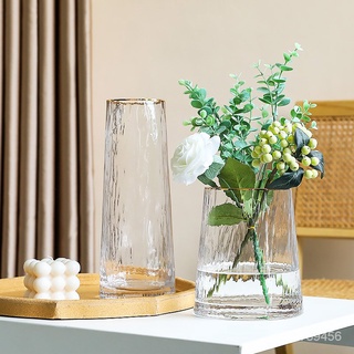 【家居裝飾】花瓶擺件客廳裝飾品鮮花插花水養北歐ins 輕奢高檔透明玻璃瓶水培園藝花卉