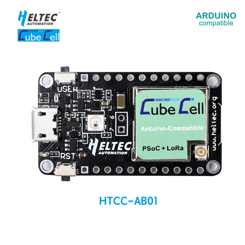 HTCC-AB01V2 (CubeCell Heltec Arduino LoRa 開發板)
