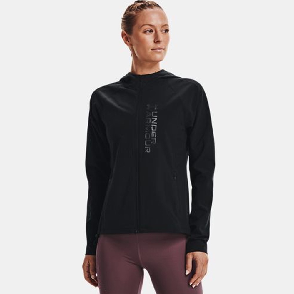 Under Armour 運動外套 OutRun the Storm 女 1361384-001 黑色