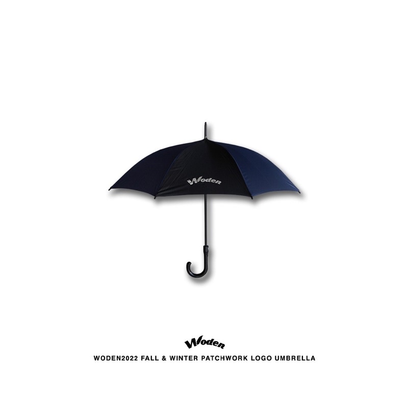 WODEN 2022 Fall & Winter Patchwork Logo Umbrella雨傘