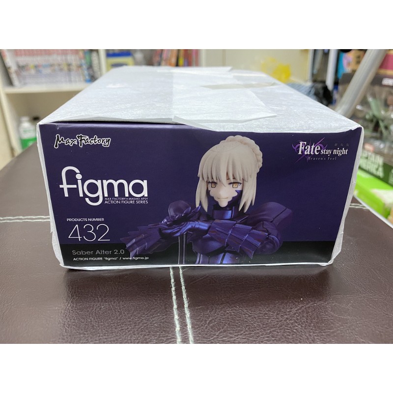 Figma Fate Stay Night 432 Saber Alter 黑賽巴 2.0 含宣紙