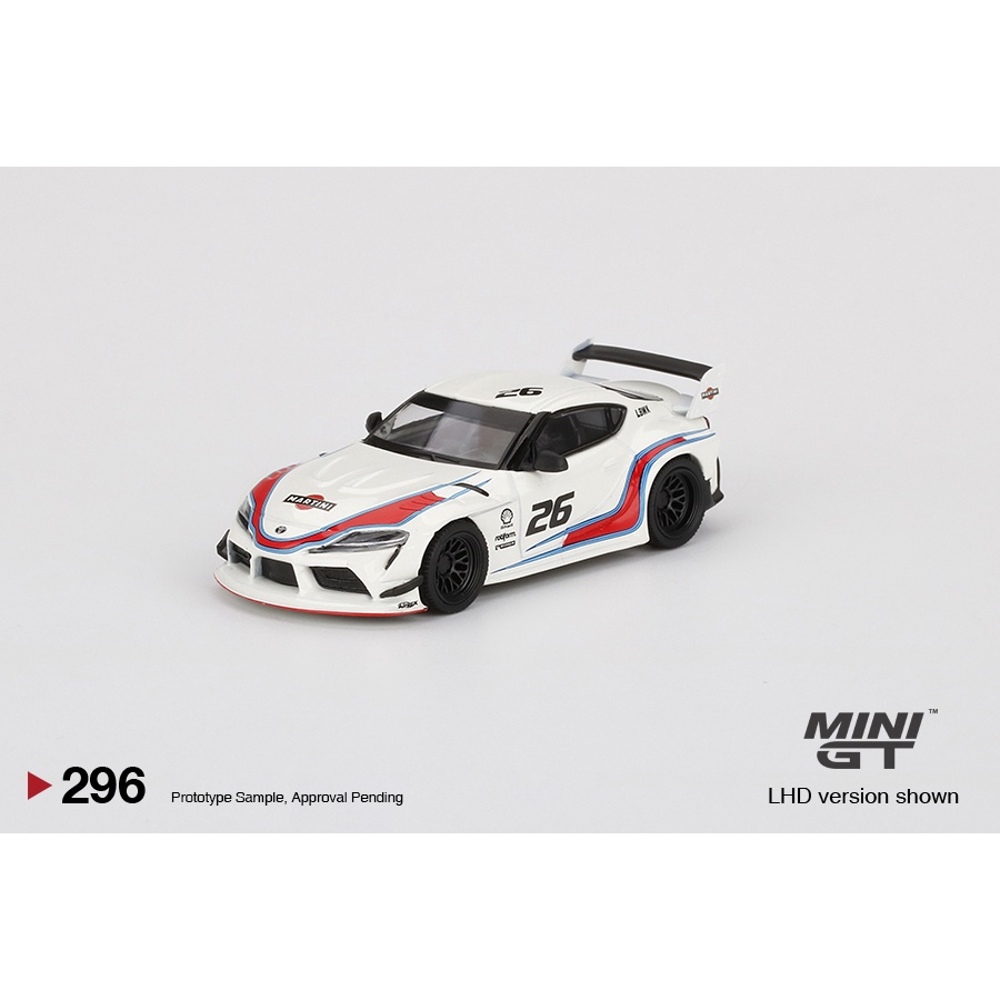 Mini GT 296 LB★WORKS Toyota GR Supra Martini Racing