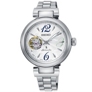 Seiko 精工錶 Lukia系列 4R38-01L0M(SSA807J1) 熱愛生活銀色款時尚機械腕錶/34mm