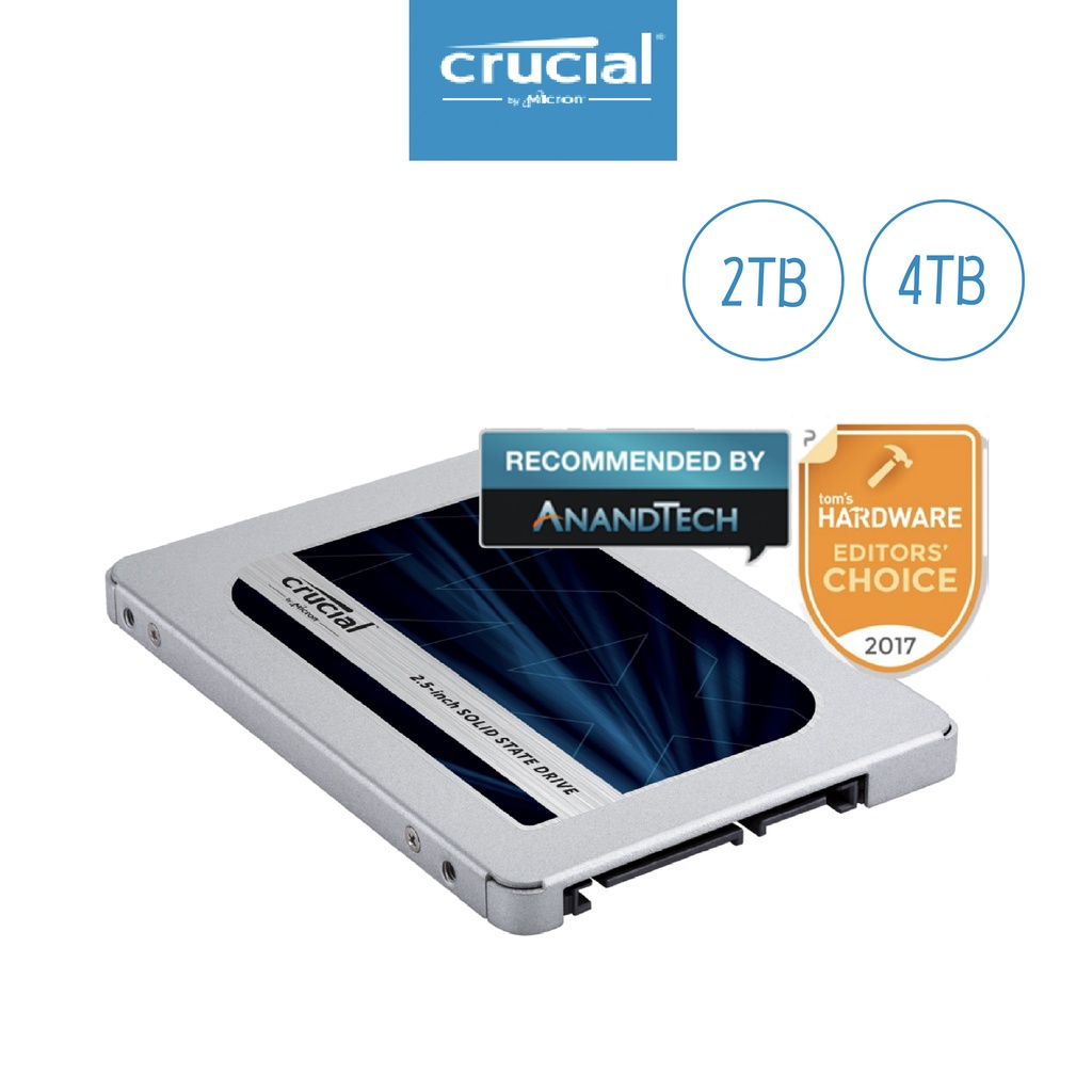 Crucial 美光】MX500 2TB 4TB 3D NAND SATA 2.5吋內接式硬碟| 蝦皮購物