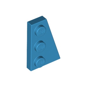 [樂磚庫] LEGO 43722 楔形 平版型 深蔚藍色 2x3 6167073
