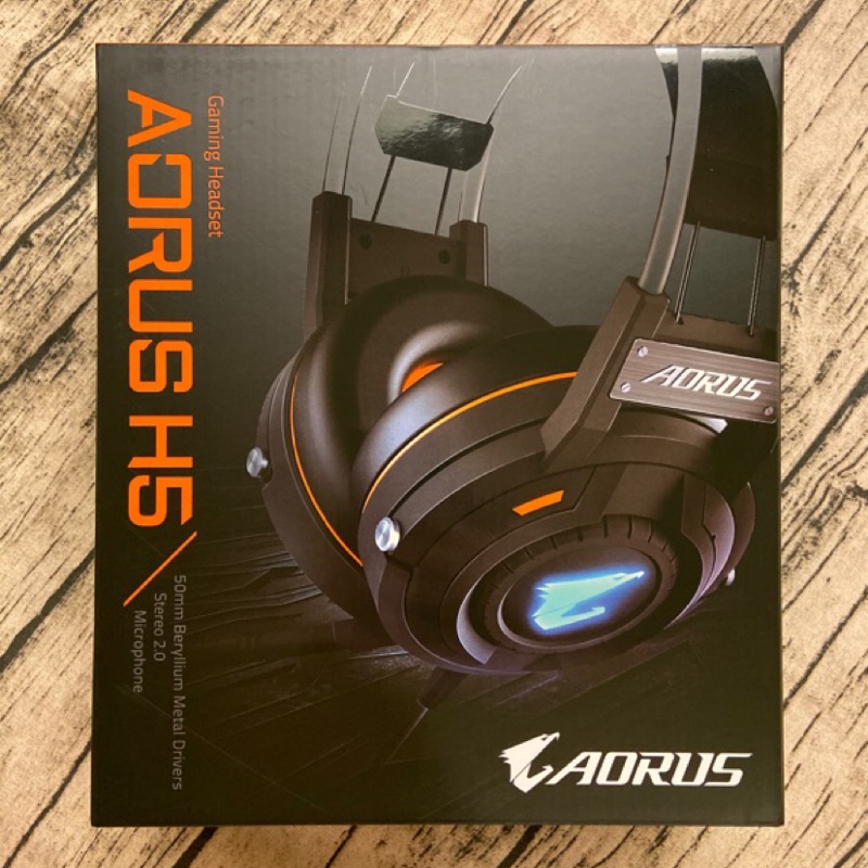 ღJC小鋪ღ 【GIGABYTE 技嘉】AORUS H5 耳罩式電競耳機 全新現貨未拆封