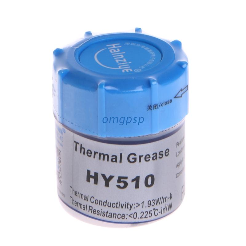 omg 10G HY510散熱膏 化合物矽膠CPU散熱器 冷卻粘貼