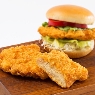 【超俗批發價FooD+】紅龍卡啦雞腿堡10支/包