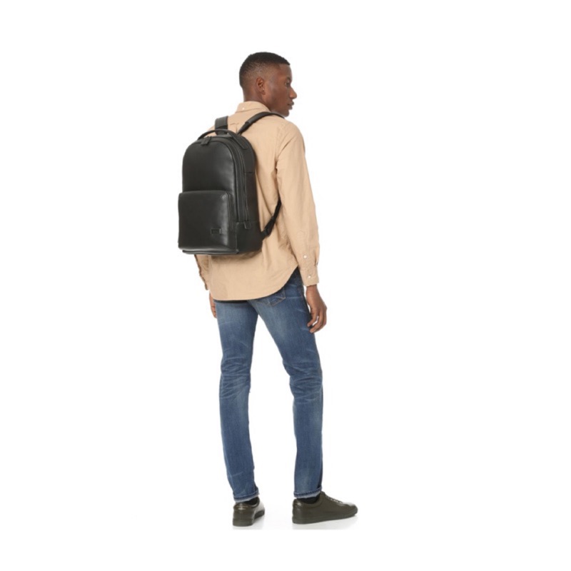 售9成新 Tumi Harrison Webster backpack黑色 皮革後背包 Tumi包 5年保固 保證正品