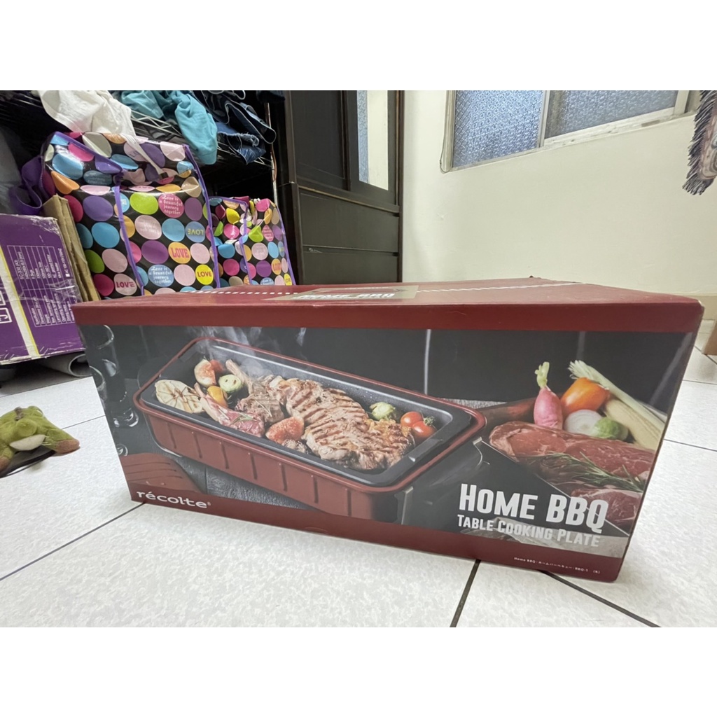 【recolte 麗克特】Home BBQ(電燒烤盤 RBQ-1) $1800 (全配附食譜)