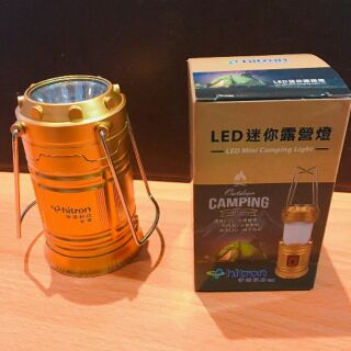 LED迷你露營燈 三段開關 360度全方位照明 手電筒 露營燈 不含電池