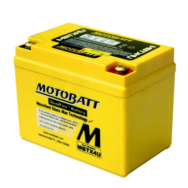 【泰格重車】MOTOBATT HONDA MSX125 MSX GROM 黃色電池 黃色電瓶 機車電瓶 MBTX4U