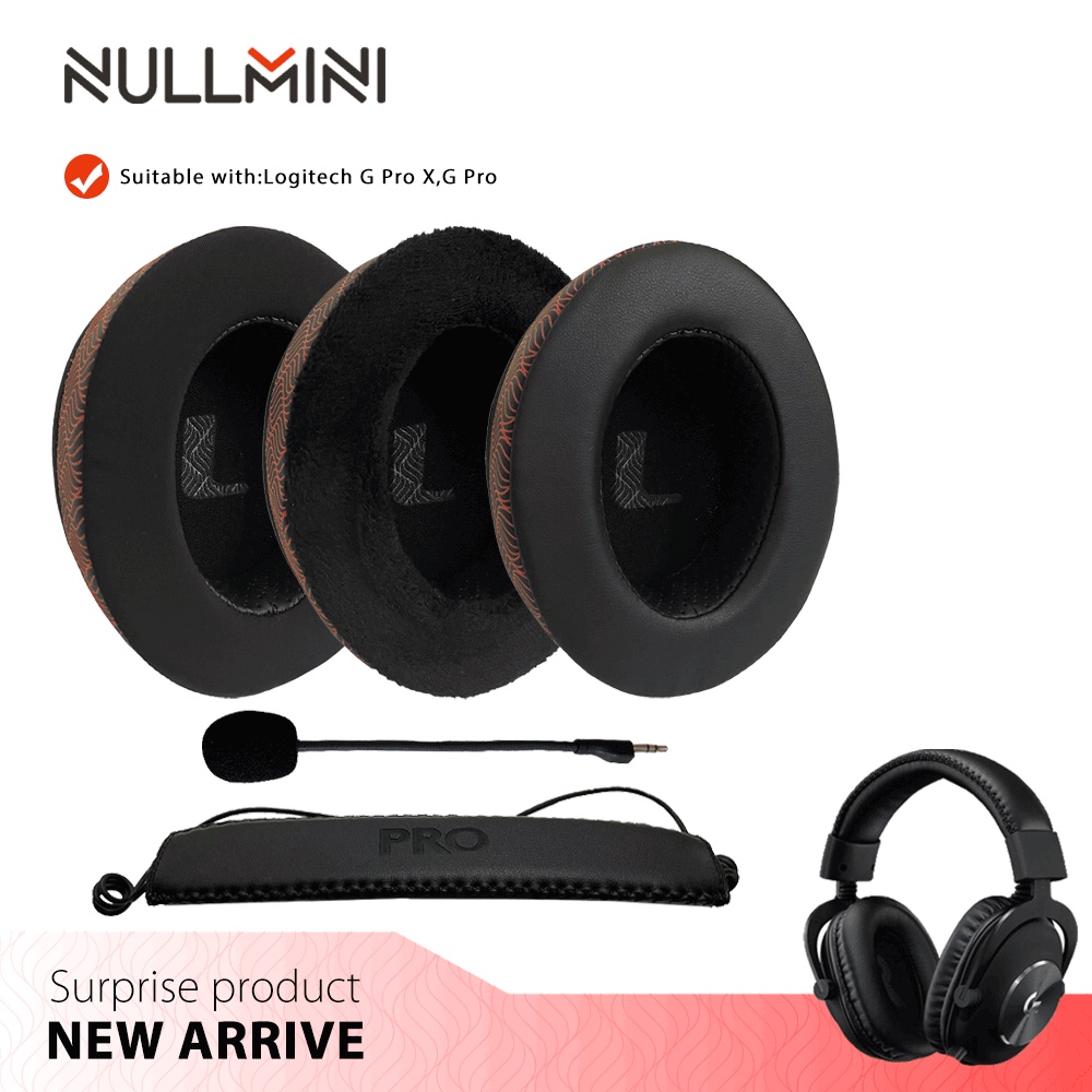 羅技 Nullmini For Logitech G Pro X 替換耳墊頭帶耳機套耳罩溫度變色耳墊