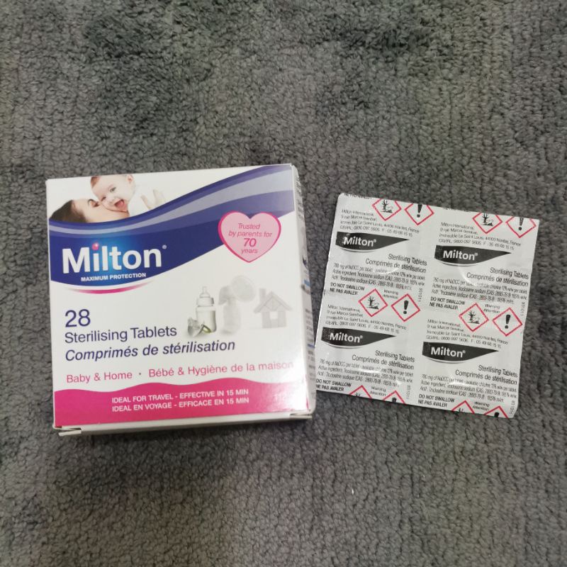 ［現貨］Milton 米爾頓消毒錠 清潔錠 大錠 拆售 嬰幼兒用品/月亮杯/日常消毒可用 保存期限2024/03