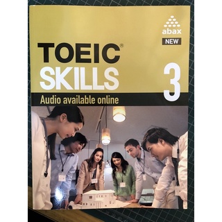 TOEIC SKILS 3 audio available online aback 多益 二手書籍 近全新
