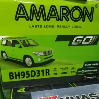 *愛馬龍AMARON銀合金汽車電池系列95D31R/95D31L規格70ah650cca貨車汽車電瓶