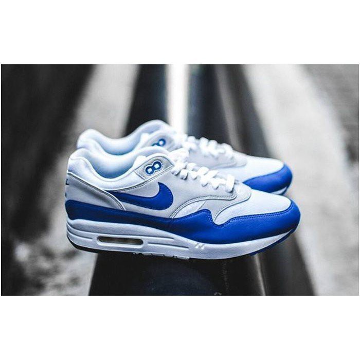 Nike Air Max 1 Anniversary Royal Blue休閒時尚慢跑運動鞋男女(908375-102)