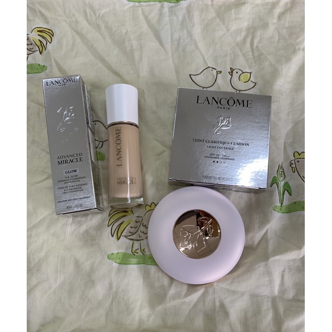 🎀妝可愛🎀蘭蔻 LANCOME 超極光精華水粉底、零粉感超持久粉底、超極光精華水氣墊粉餅【台灣專櫃】