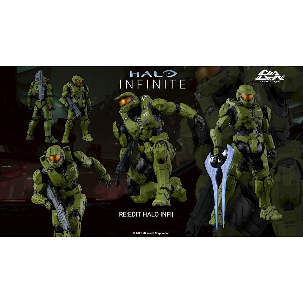 預購｜千值練 RE:EDIT 最後一戰：無限 Halo Infinite 士官長 Mark Ⅵ 1/12比例可動模型