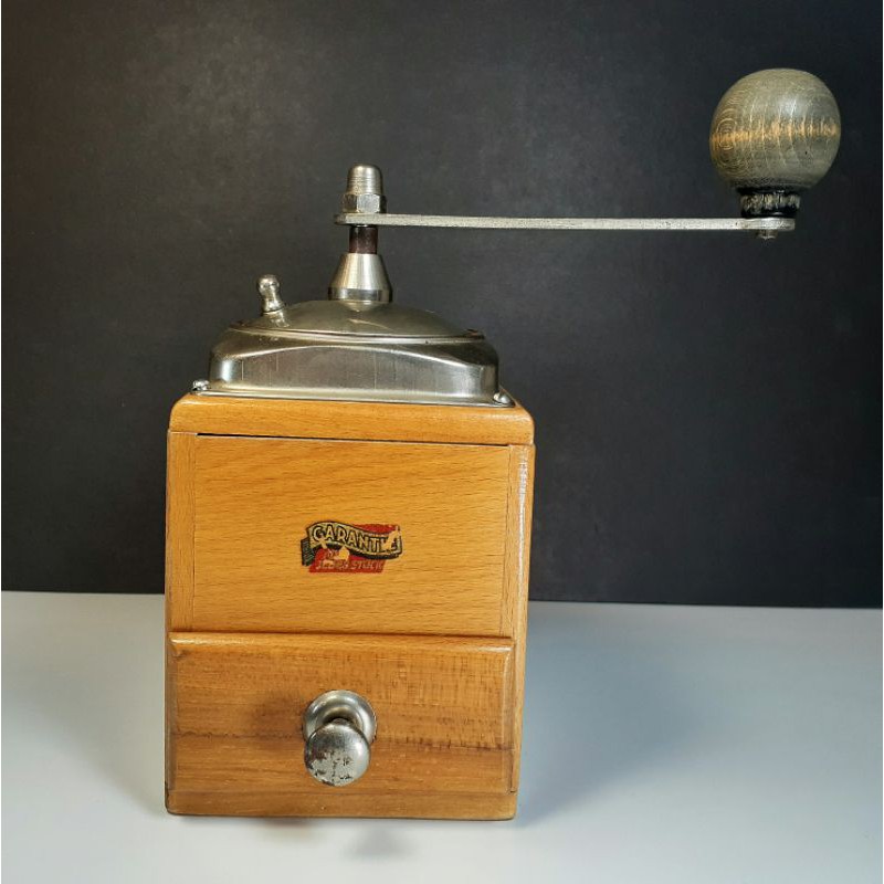 手動磨豆機 1950年代德國Garantie 老件 有使用痕跡