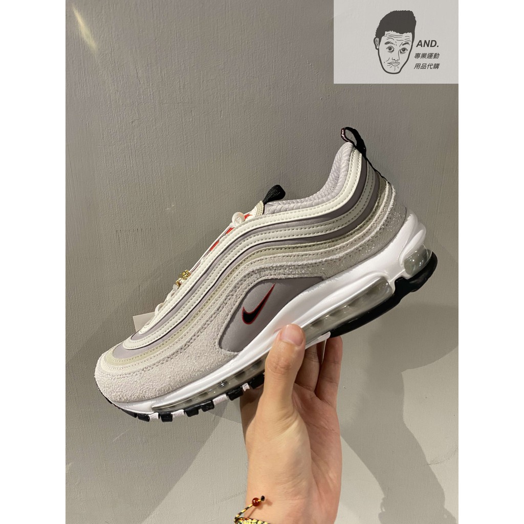 【AND.】NIKE AIR MAX 97 SE 休閒 運動 穿搭 米白/灰 男款 DB0246-001