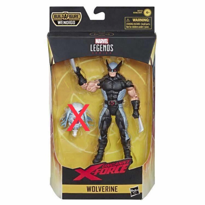 (卡司旗艦) 孩之寶 Marvel Legends 漫威 X-Force 6吋 灰 金鋼狼(無BAF) 6吋 可動