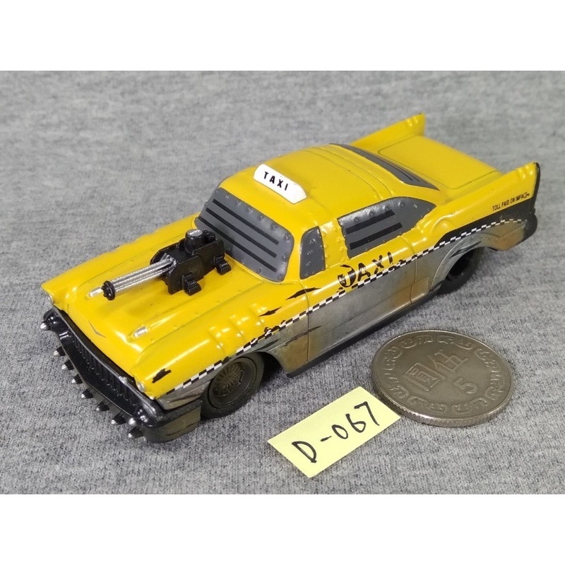 D-067: 絕版二手藏品，美國Jada出品，1/64，武裝暴力車，1957 CHEVY BELAIR 授權