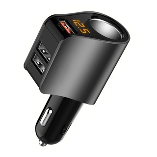 【台灣現貨】英才星HSC-119三合一電檢3.1A雙USB快充 車充 點煙器擴充 電壓檢測 USB 車充