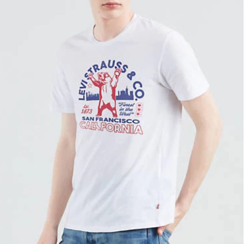 Levi's 短袖T恤 男裝 T恤 短袖 短T-Shirt 圓領上衣 L54914 白色(現貨)