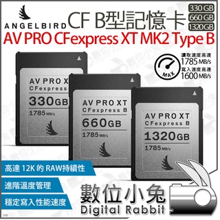 Angelbird AV PRO CFexpress XT MK2 Type B 330GB 660GB 1320GB