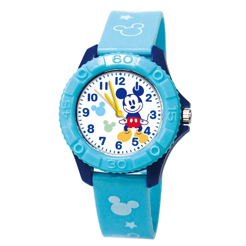 【Disney迪士尼】頑皮米奇雙色殼兒童手錶