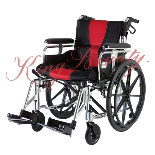 必翔 PH-183KB 座得住移位手動輪椅(未滅菌) 機械式輪椅 扶手可掀 防傾輔助輪 可申請(輪椅B+A)