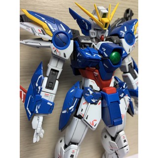 {鋼彈的屋-模型工作室} 萬代 MG 1/100 飛翼 天使 ka 特裝型 卡版 完成品 (實品如圖) 鋼彈 模型 代工