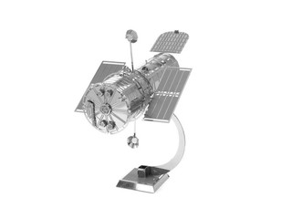 ◎MARS益智玩具◎哈伯太空望遠鏡--3D立體金屬拼圖-創意diy金屬模型-