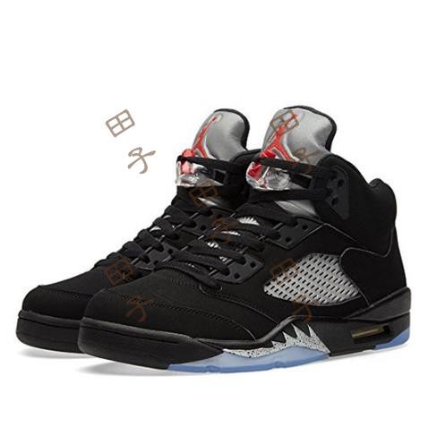 jordan retro 5 metallic black