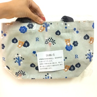 全新日本帶回拉拉熊和風手提/便當袋絕版現貨