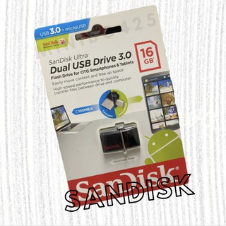 全新 SanDisk 16G OTG隨身碟 Dual USB Drive 3.0