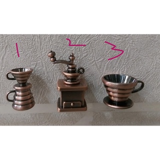 【袖珍小物】-紅古銅色#義式咖啡器具#迷你模型