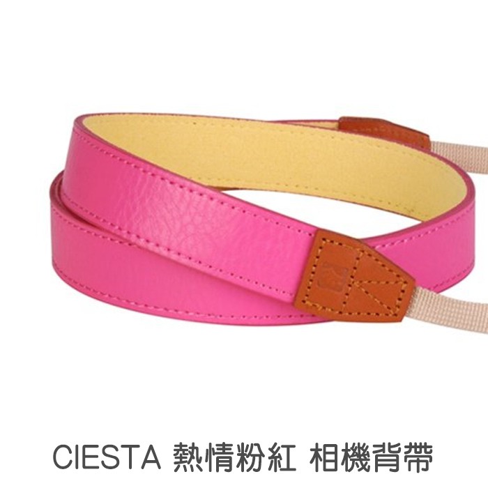 CIESTA 【熱情粉紅 相機背帶】韓國 頸帶 CSS-F25-008 菲林因斯特