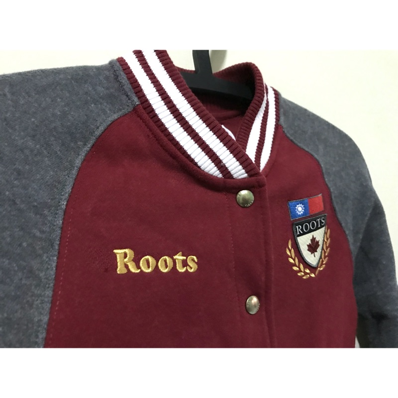 Roots Taiwan國慶限定版棒球外套 刷毛 二手 絕版 免運