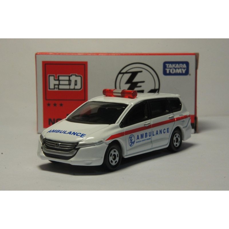 TOMY(tomica)小汽車 會場限定版HONDA ODYSSEY 本田救護車(1/66模型車)