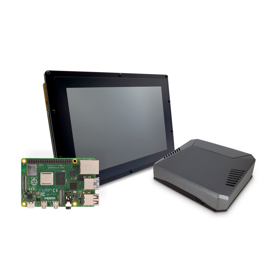 【博橡科技】10.1"人機介面(採Raspberry Pi 4B) 全彩商規電容式觸控螢幕 支援ADE編輯軟體