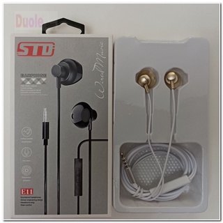 E11有線耳機 線控耳機 耳塞式 耳道式/STD重低音入耳式耳機/高音質/手機耳機 降噪 抗噪 耳麥 麥克風