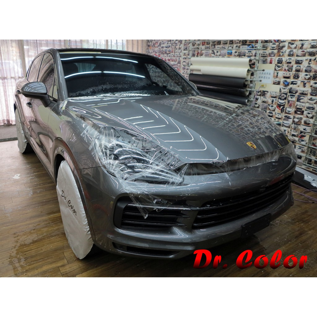 Dr. Color 玩色專業汽車包膜 Porsche Cayenne Coupe 全車包膜自體修復犀牛皮(SunTek)
