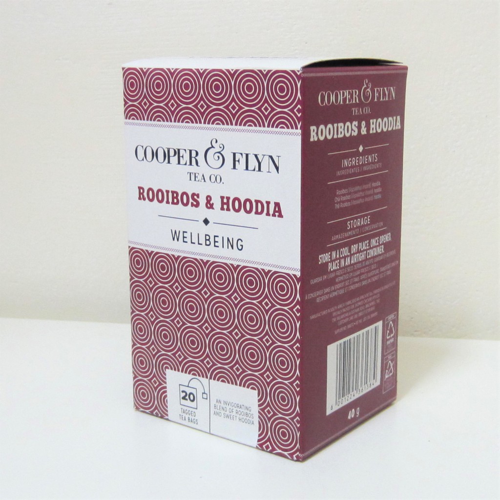 南非國寶茶 Cooper &amp; Flyn - Rooibos tea 原味與 蝴蝶亞仙人掌 (20小包)
