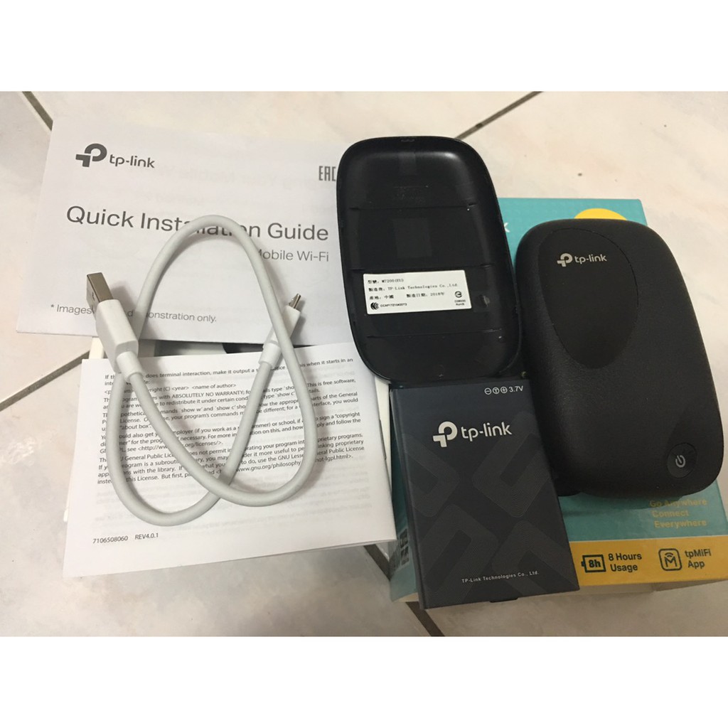 TP-Link M7200 4G 行動Wi-Fi無線分享器