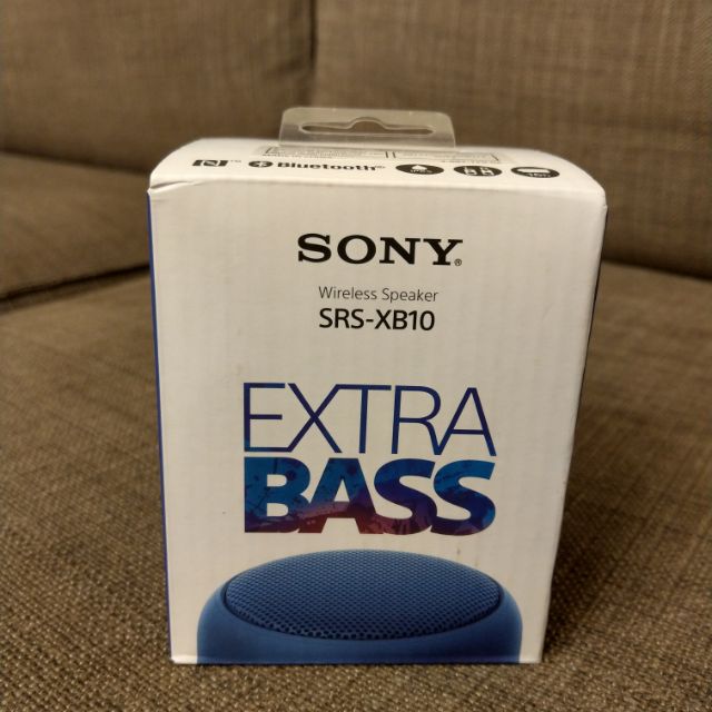 Sony Extra Bass 無線藍芽喇叭  SRS-XB10 公司貨 藍色