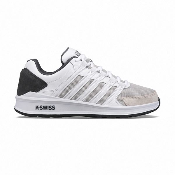 【K-SWISS】Vista Trainer 運動鞋 休閒鞋 白 灰 黑 男鞋 -07119-143