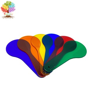 【樹年】蒙氏6色顏色片 兒童彩繪學習板 嬰兒蒙特梭顏色分辨教學教具