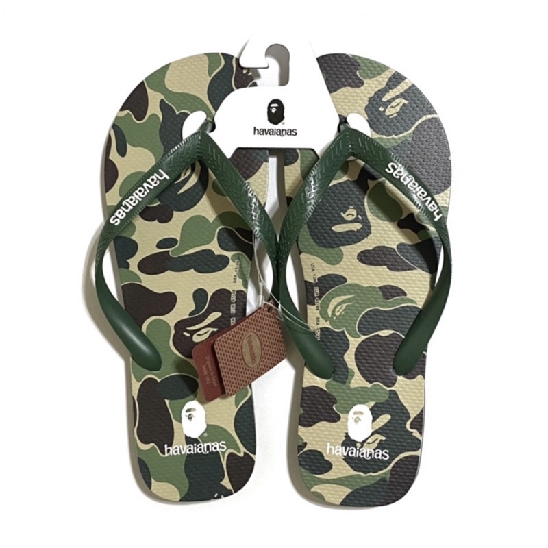 Top BAPE® Flip Flops bape x havaianas 聯名款